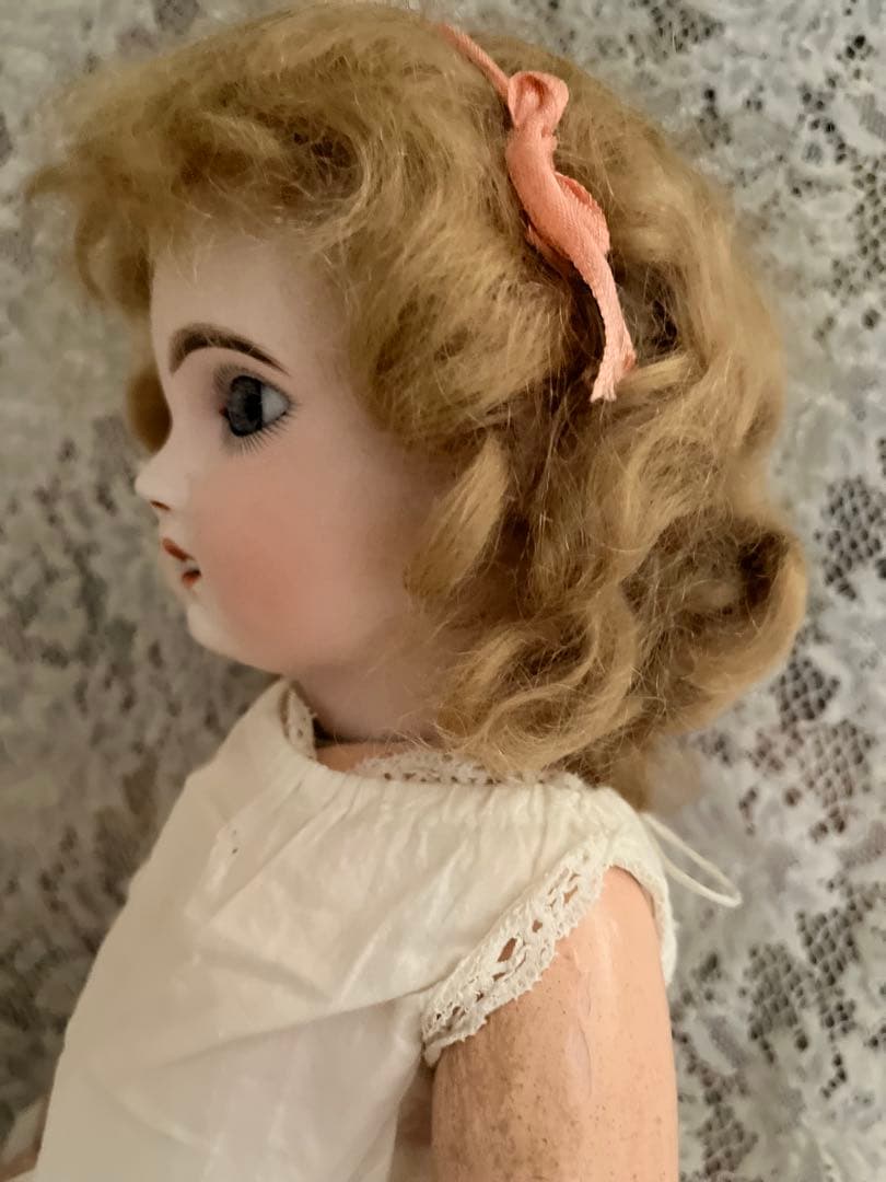 アンティーク ビスクドール ジュモー 1880年代 美白 TETE JUMEAU