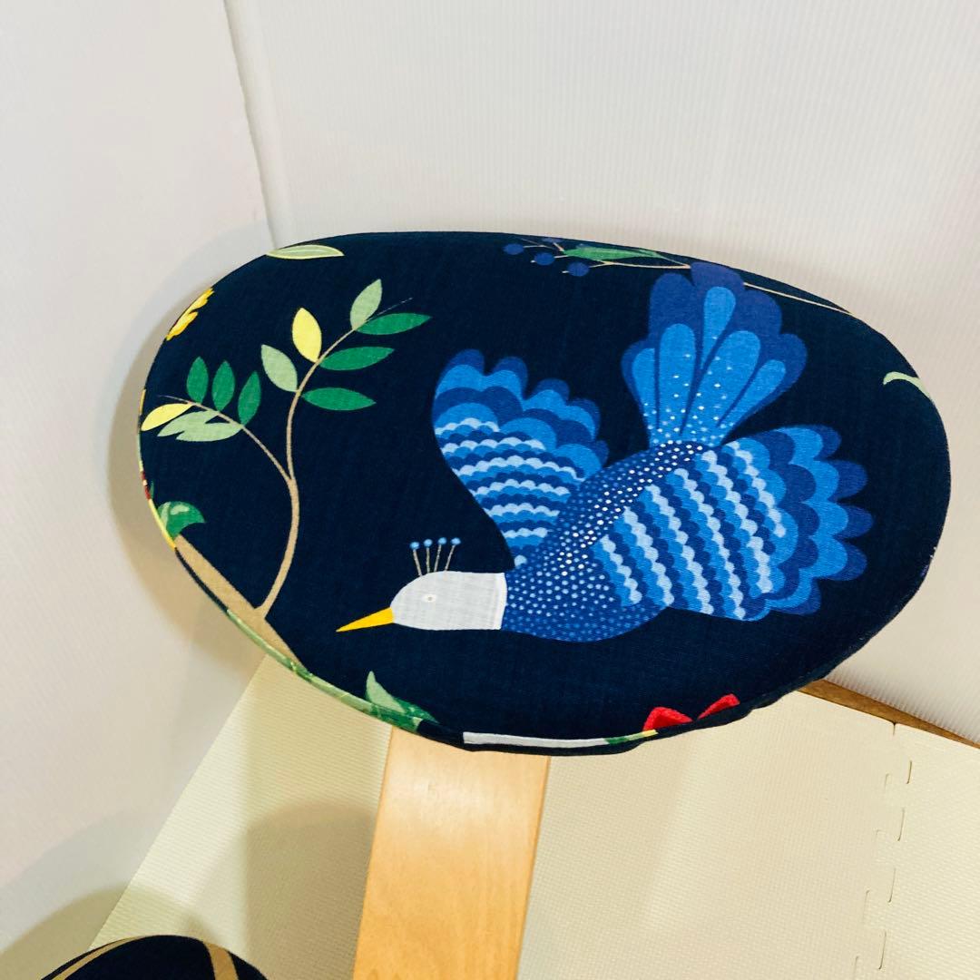 【極美品】 #673 バランスラボ バランスチェア ネイビー 専用カバー付