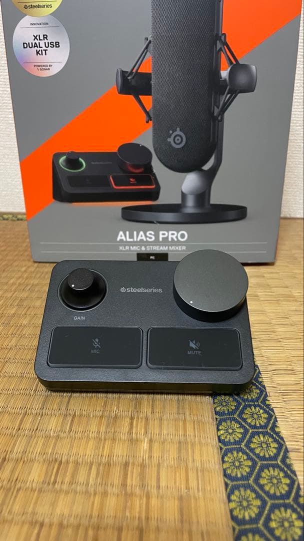 な*す様 SteelSeries Alias pro コンデンサーマイク　XLR