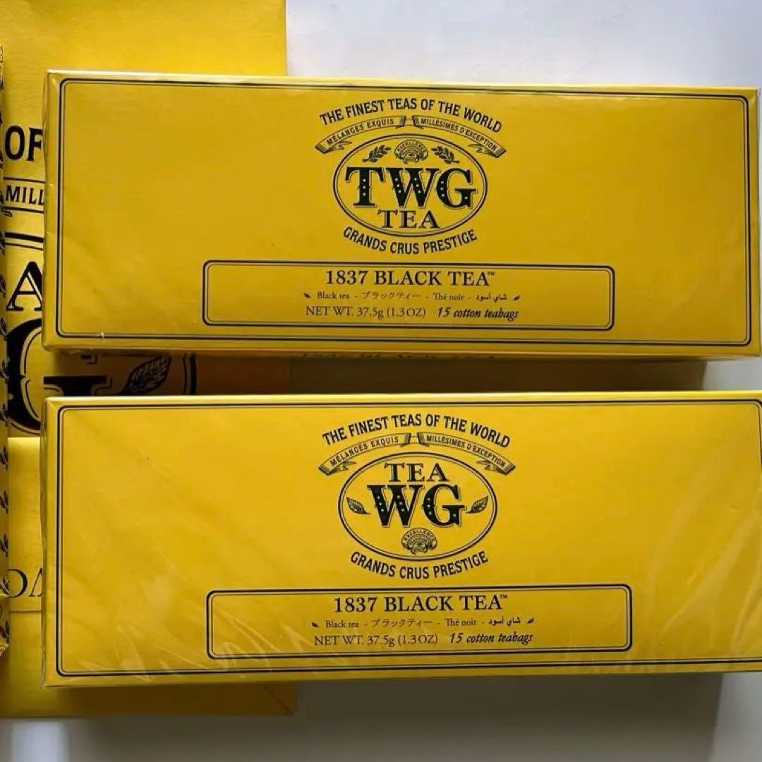 TWG 1837 BLACKTEA 15個ティーバッグ2箱