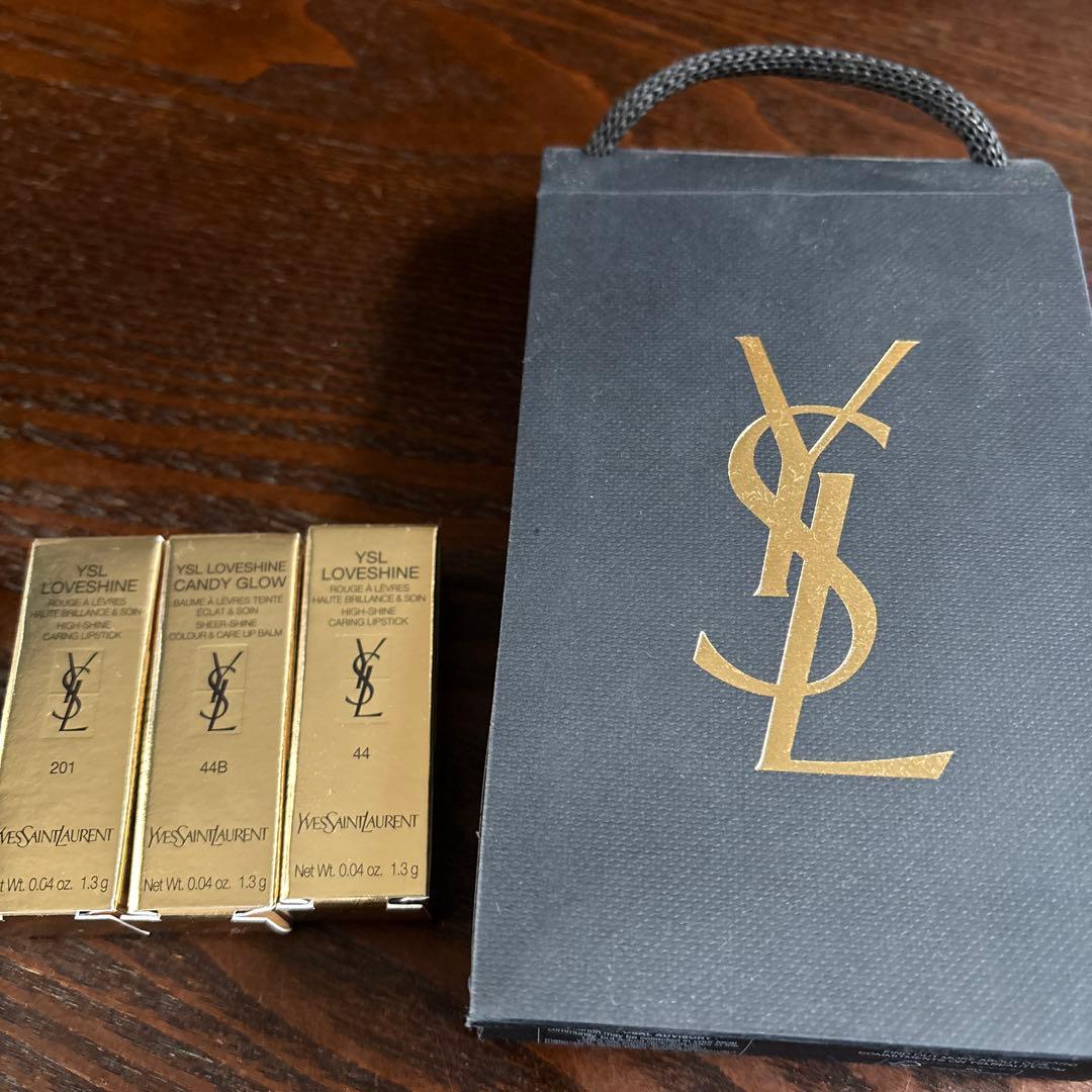 新品未使用　YSL ラブシャイン ミニリップ セット