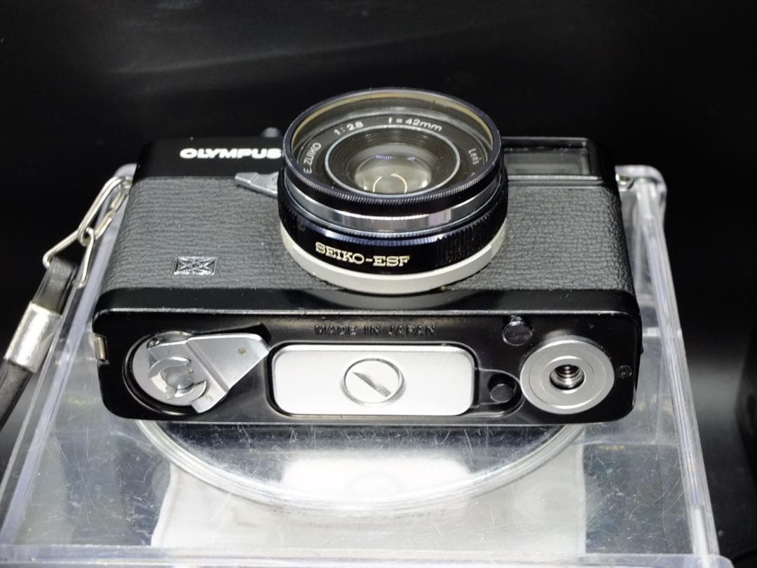 オリンパスEC2ブラック／E・ズイコー42mmf2.8t付【実写確認済整備品】