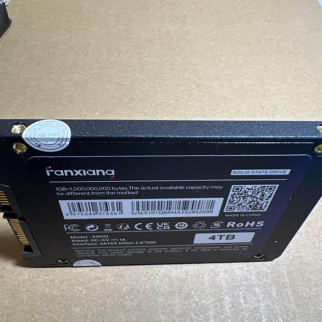 内蔵型SSD fanxiang SSD 4TB