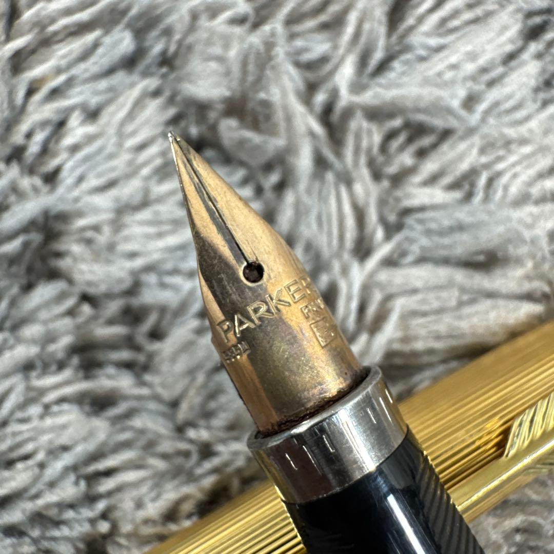 PARKER パーカー 585 ゴールド 万年筆 MADE IN FRANCE