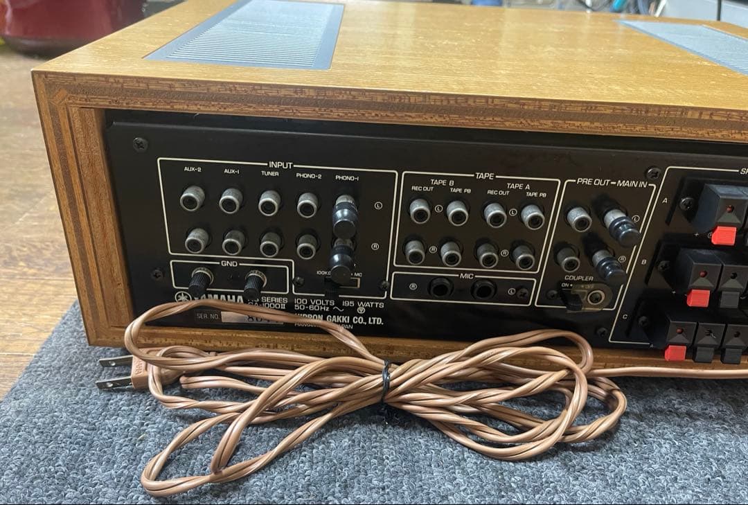 T*n様 YAMAHA CA-1000II プリメインアンプ