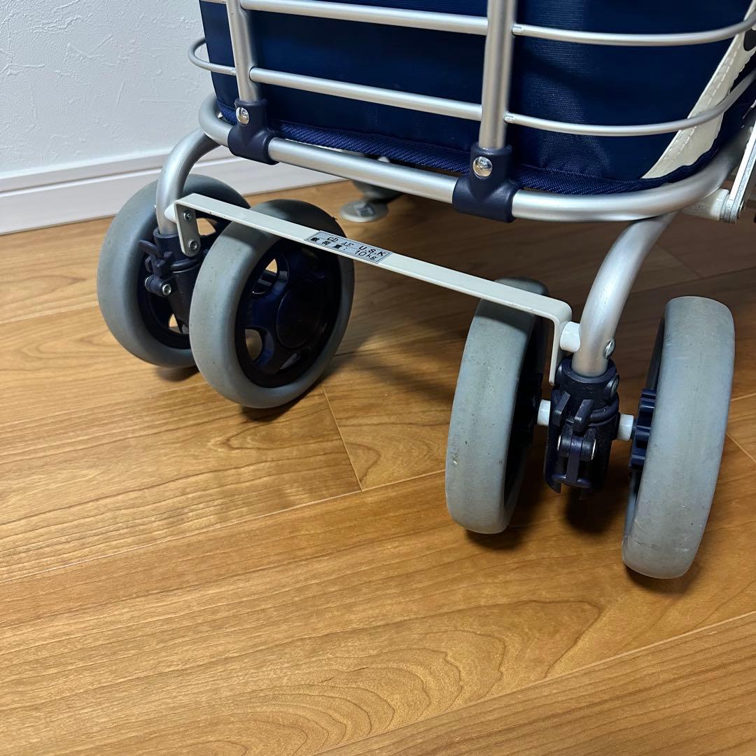 ユーバ産業　シルバーカー ワイヤーカート スワレル バッグ付きAS-0275