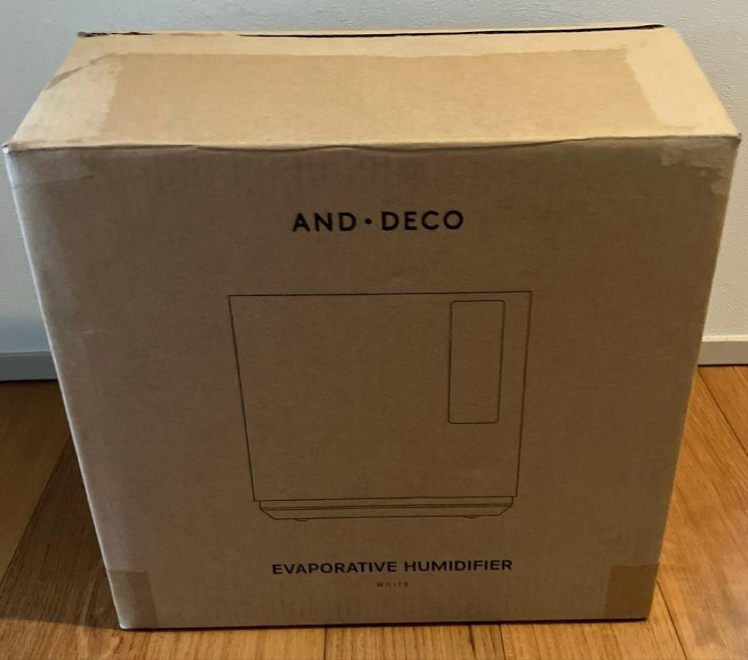 【数回使用】気化式加湿器 モダンデコ AND・DECO dyk01 ホワイト