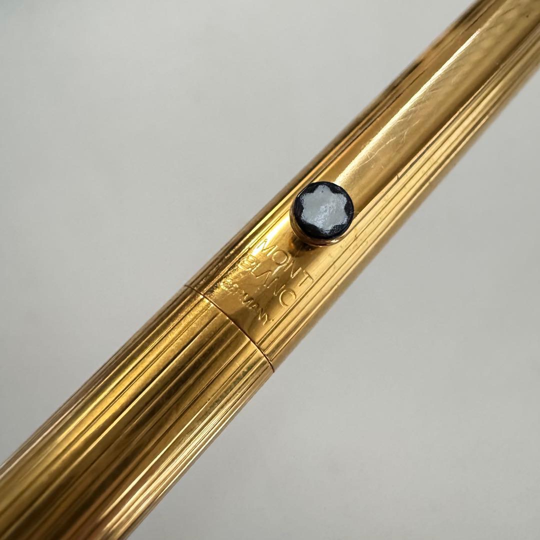 ヴィンテージ MONTBLANC モンブラン スリムライン ボールペン ゴールド