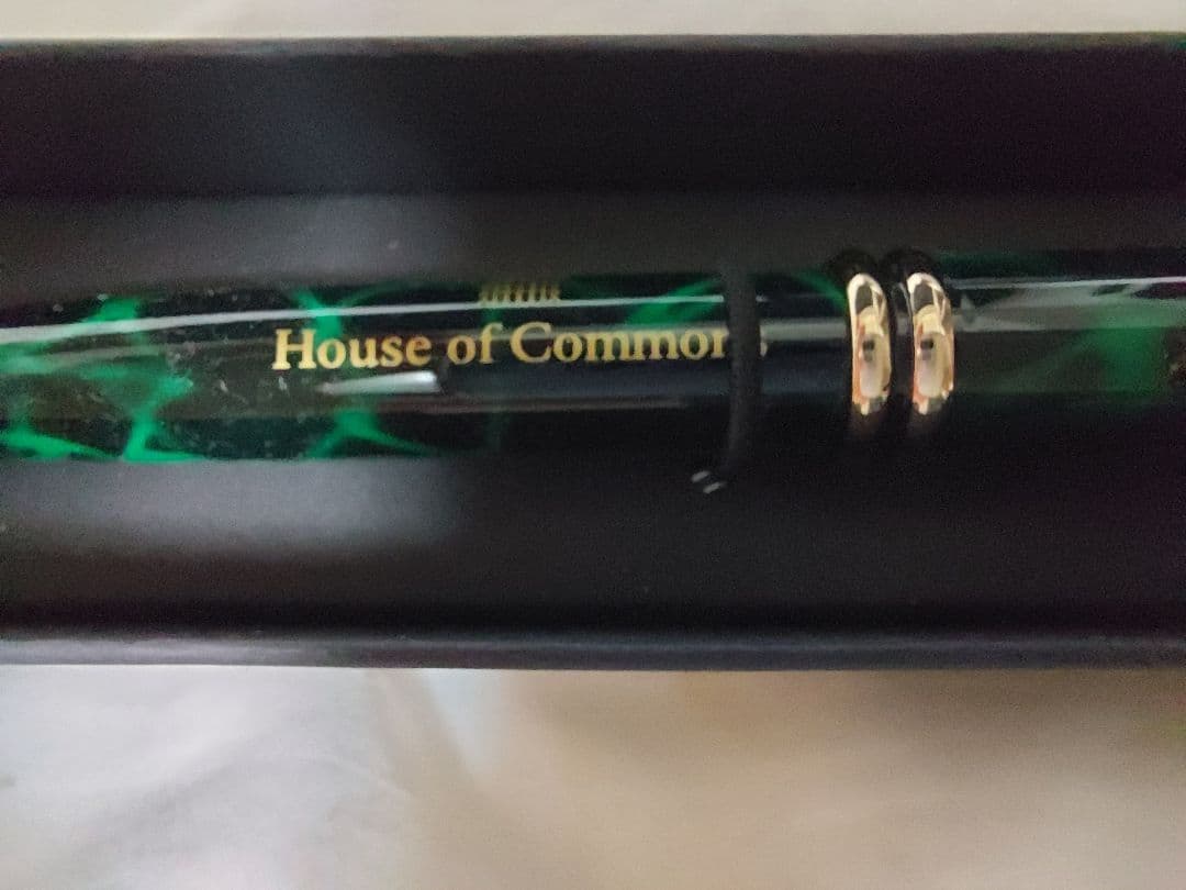 新品 House of Commons 英国国会議事堂 ボールペン グリーン