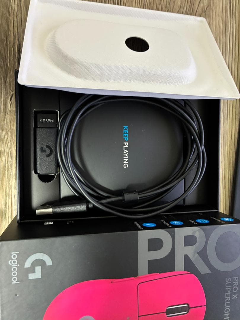 Logicool G PRO X SUPERLIGHT 2 マウス マゼンタ