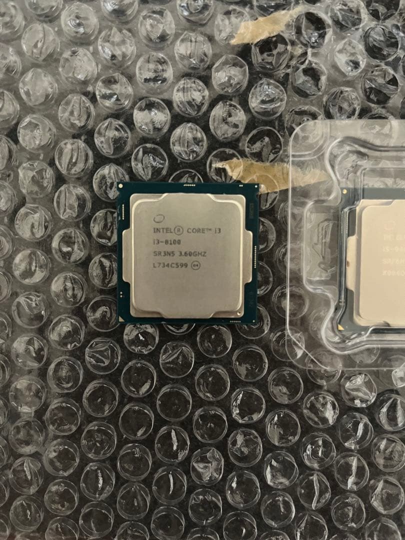 動作品　intel core i5 9400F と i3 8100 のセット