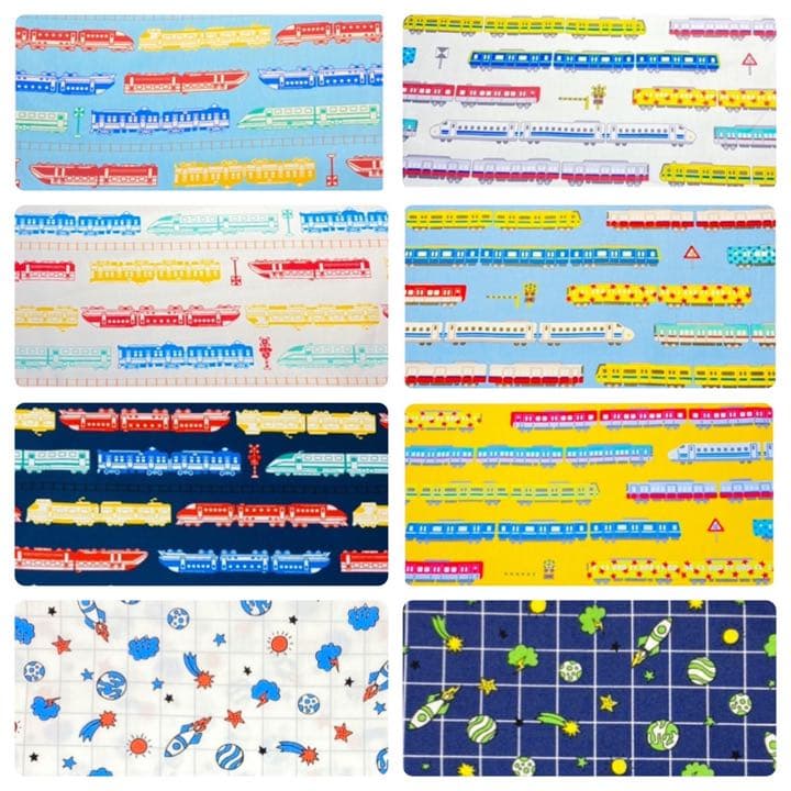 【名前刺繍無料サービス】入園入学セット〈オーダー受付〉男の子のりもの柄