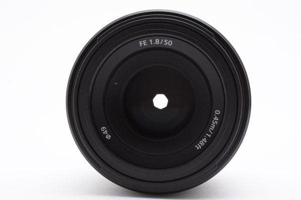 【美品】ソニー SONY FE 50mm F1.8 SEL50F18F 単焦点
