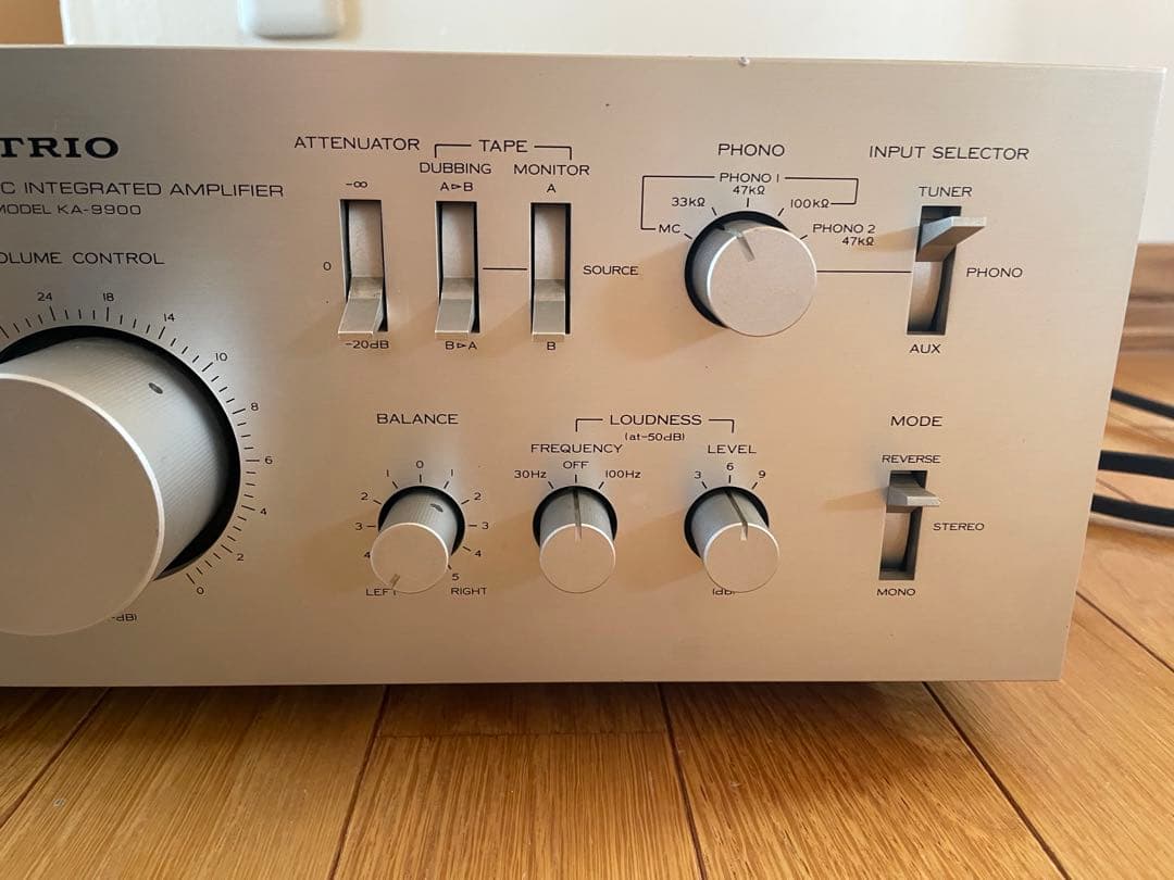 TRIO プリメインアンプ KA-9900 通電確認済み ジャンク