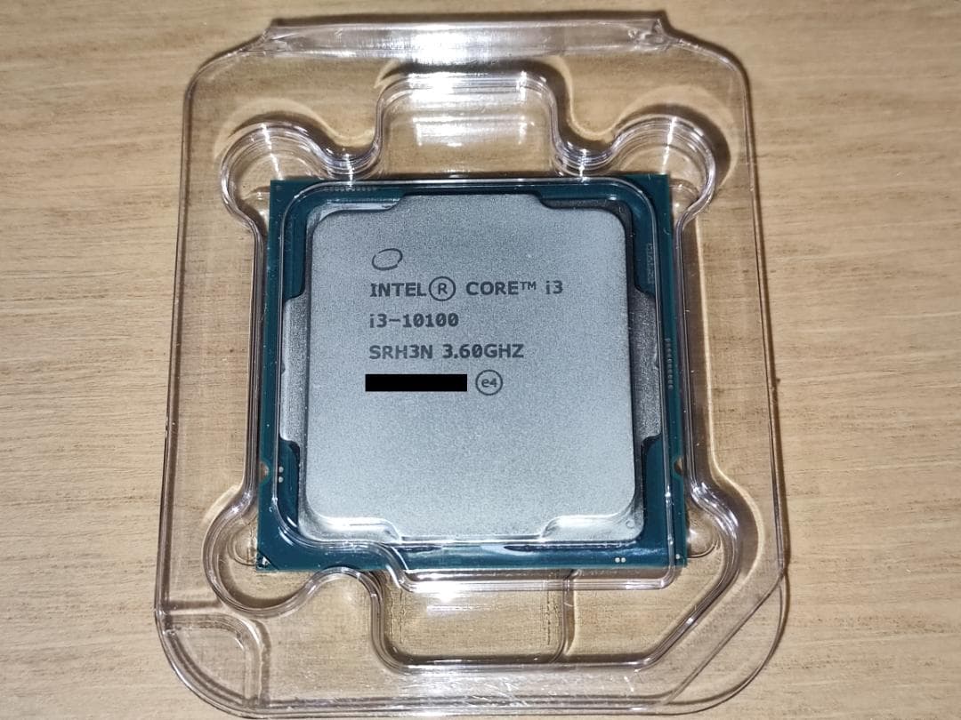 Intel Core i3 10100 3.6Ghz LGA1200 動作品