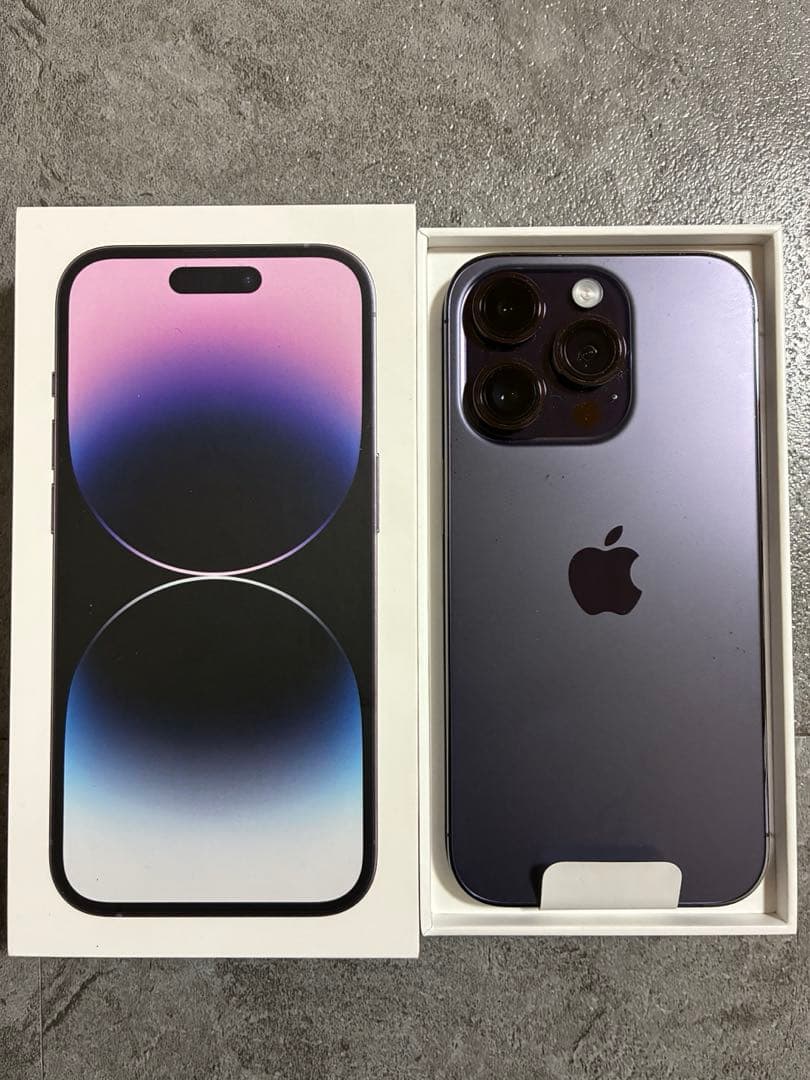 【美品】Apple iPhone 14 Pro 128GB パープル