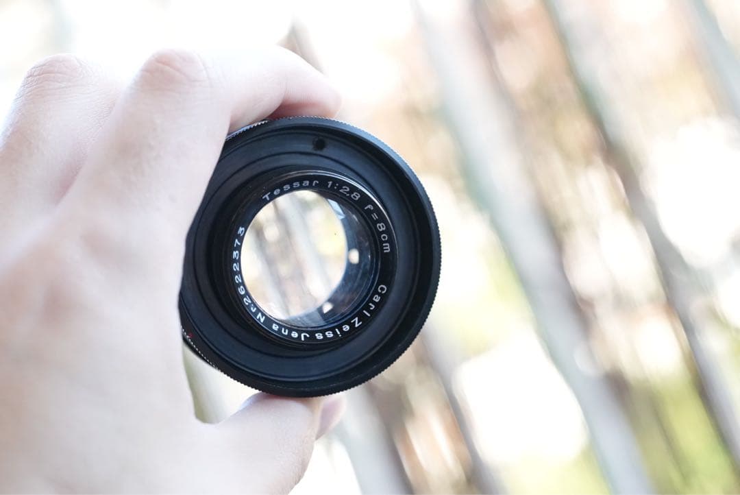 希少 Carl Zeiss Jena Tessar 8cm f2.8