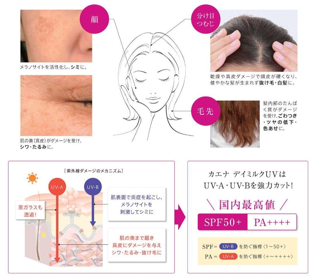 【12個セット】POLAカエナ デイミルクUV 40g  1品3役