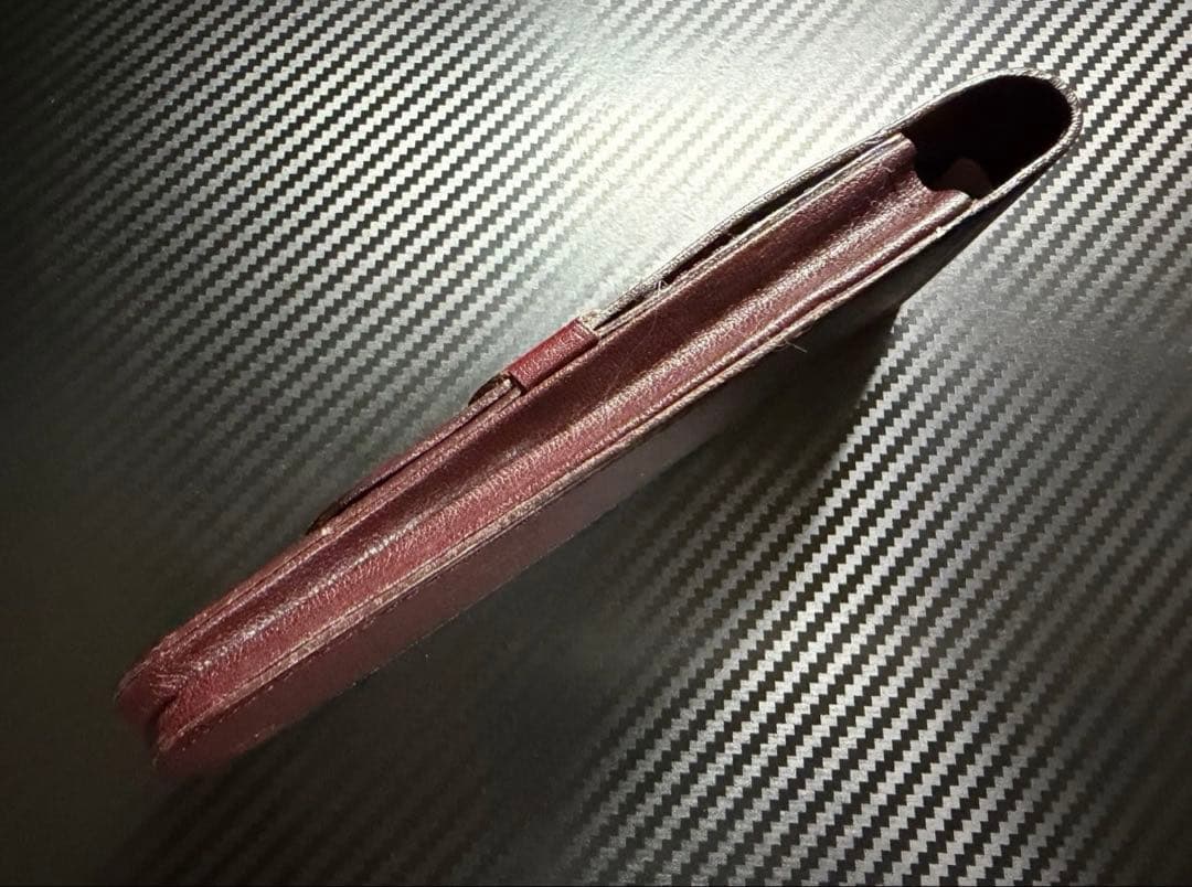 美品 モンブラン ペンケース 3本差し ブラウン