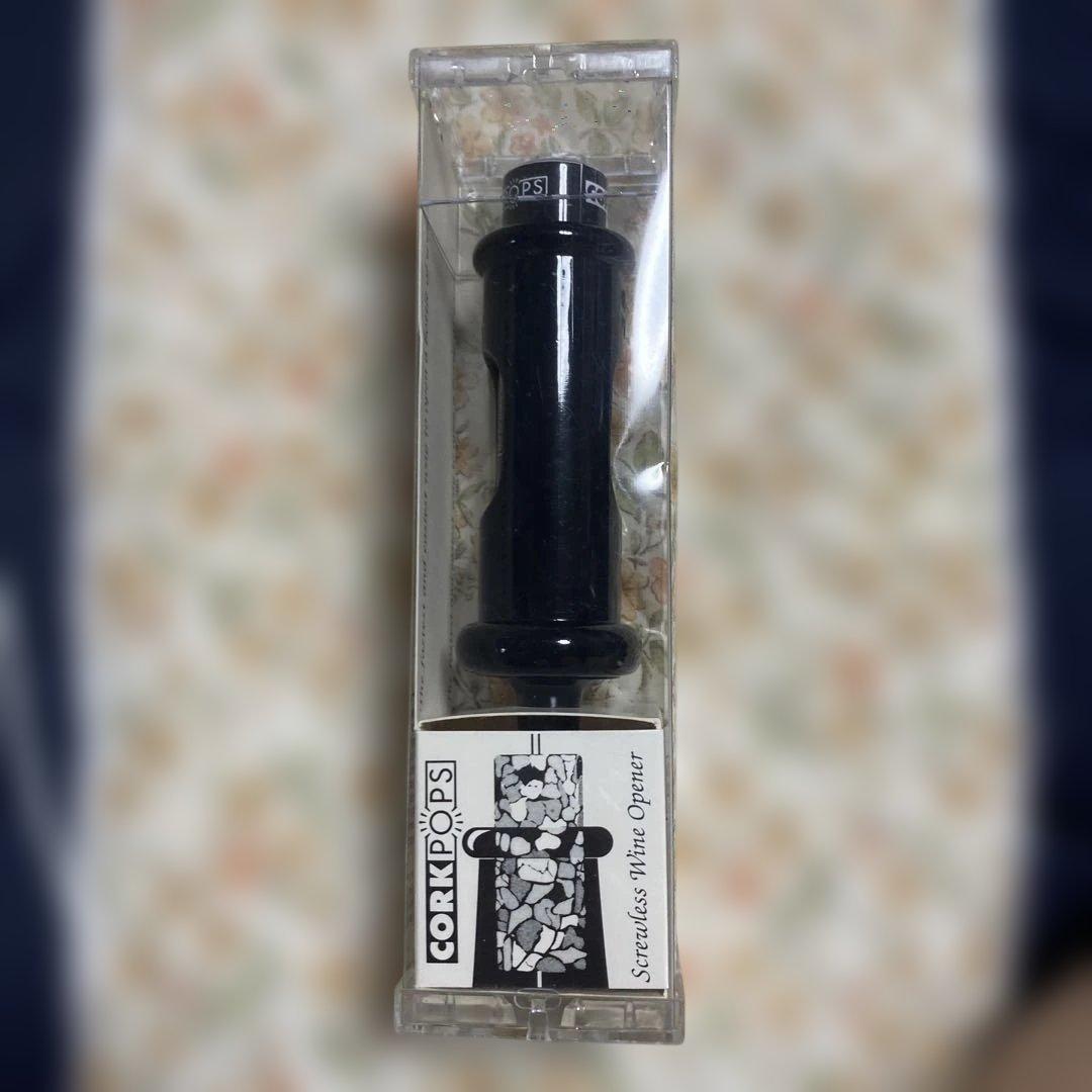 Cork Pops ブラック Screwless Wine Opener