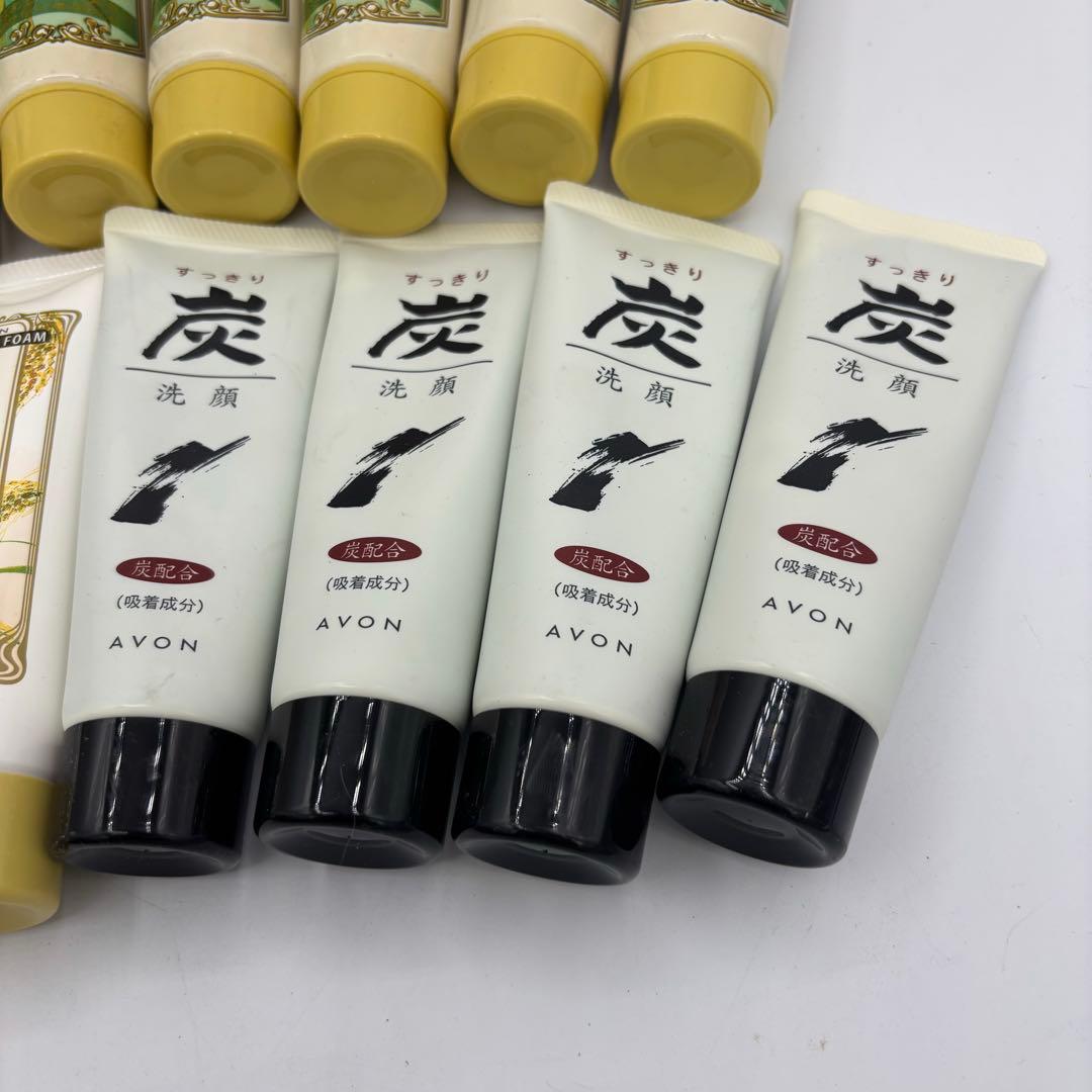 エイボン　未使用　洗顔　大量　コスメ　まとめ売り　米ぬか洗顔　炭洗顔