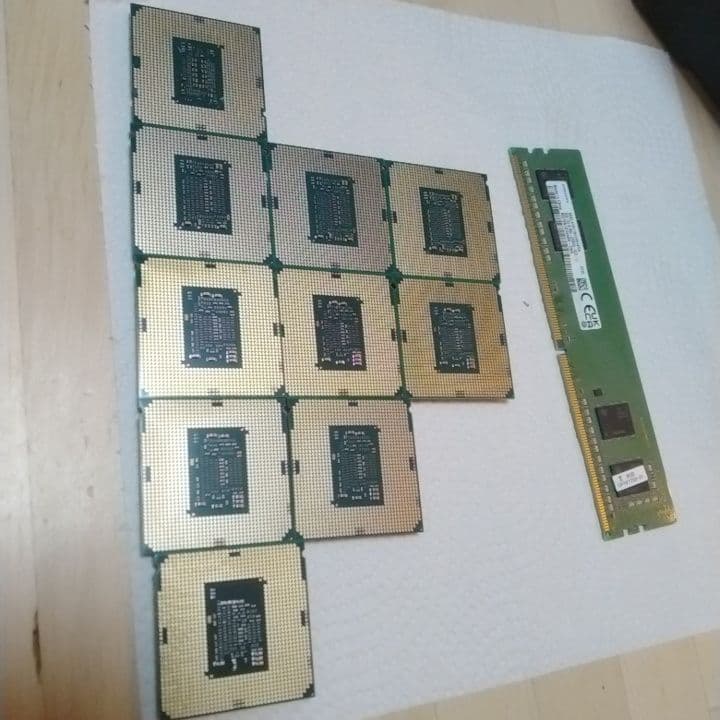 Intel CPU i5-10500他　計10枚