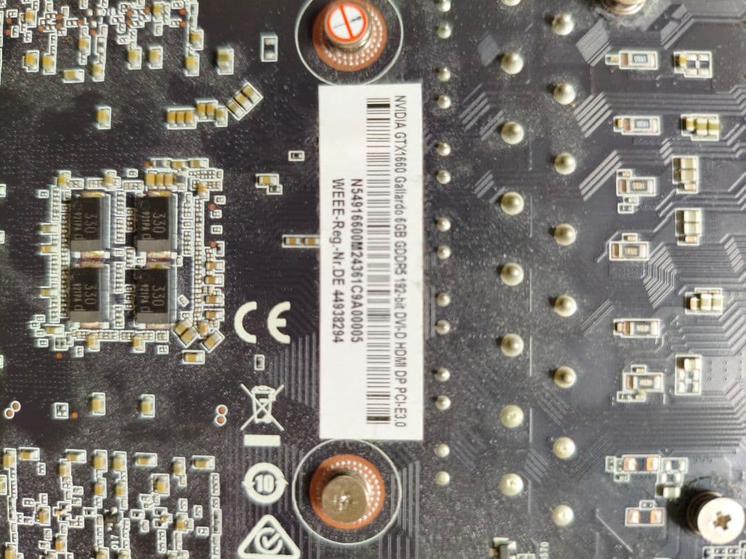 グラフィックボード・グラボ・ビデオカード NVIDIA GeForce GTX 1660 6GB