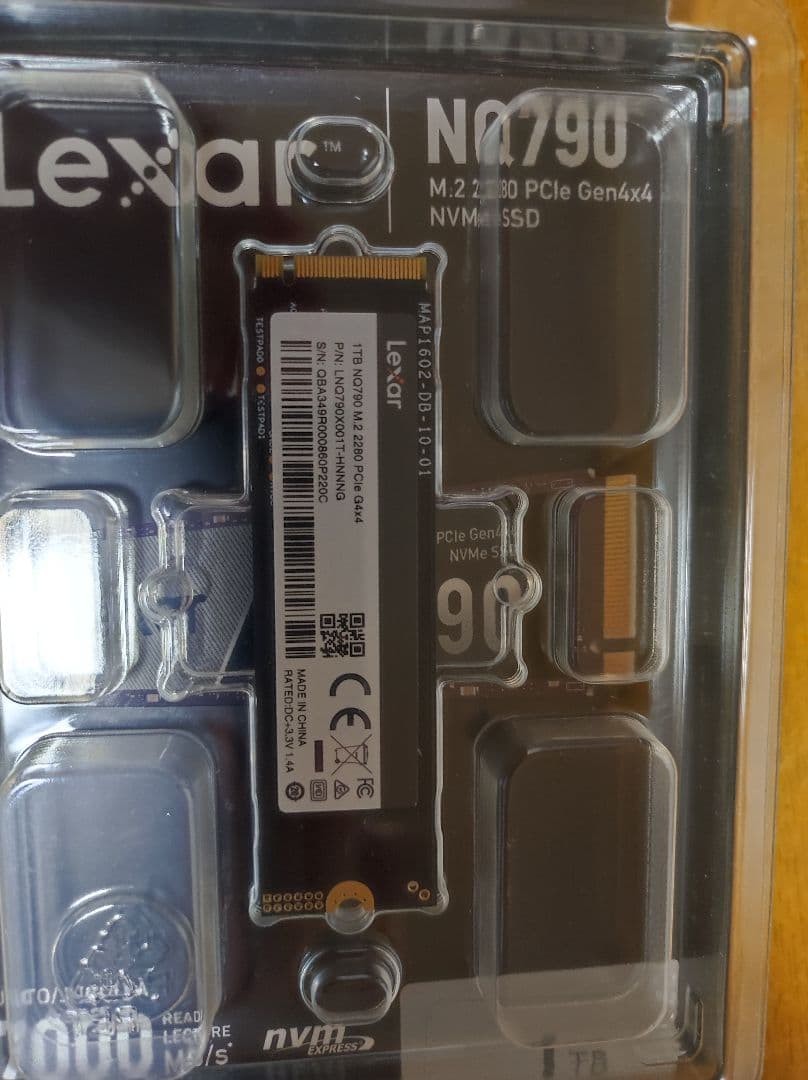 内蔵型SSD Lexar NQ790 1TB NVMe