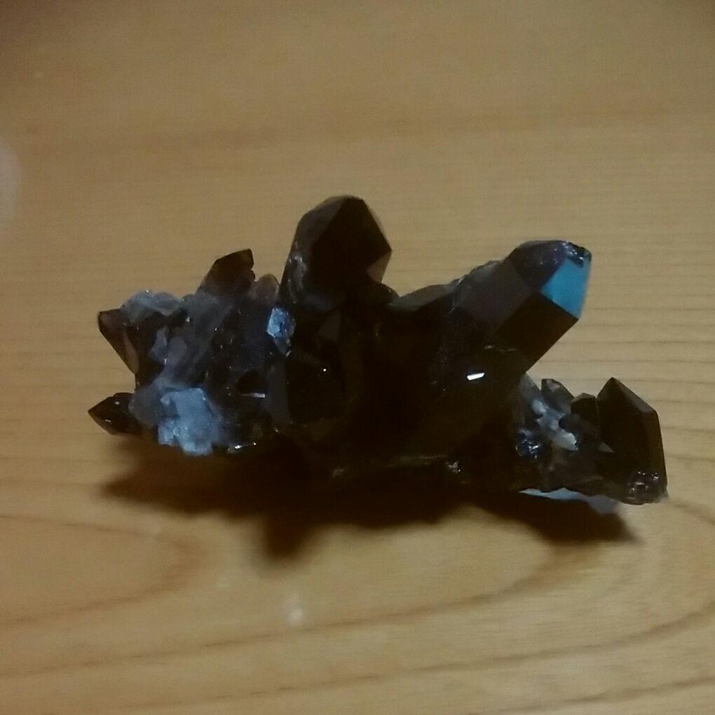 黒水晶　ミニクラスター結晶約38g