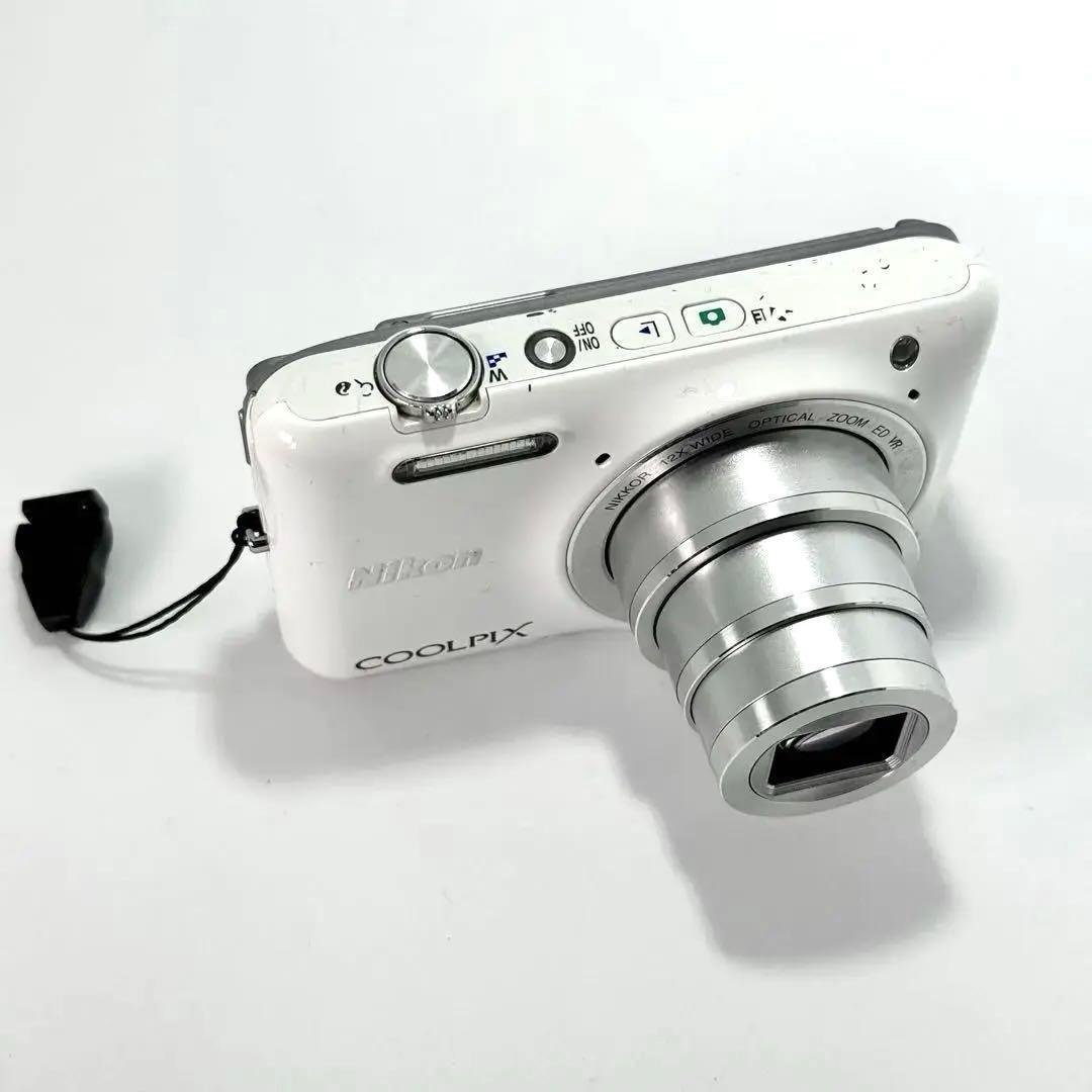 【すぐ使える】Nikon COOLPIX S6600 ホワイト 豪華セット