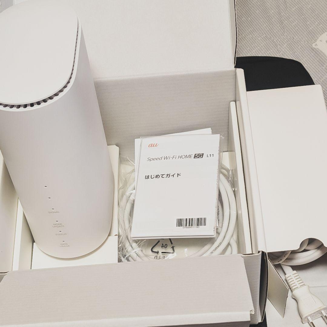ZTE Speed Wi-Fi  5G L11 ZTR01 ホワイト