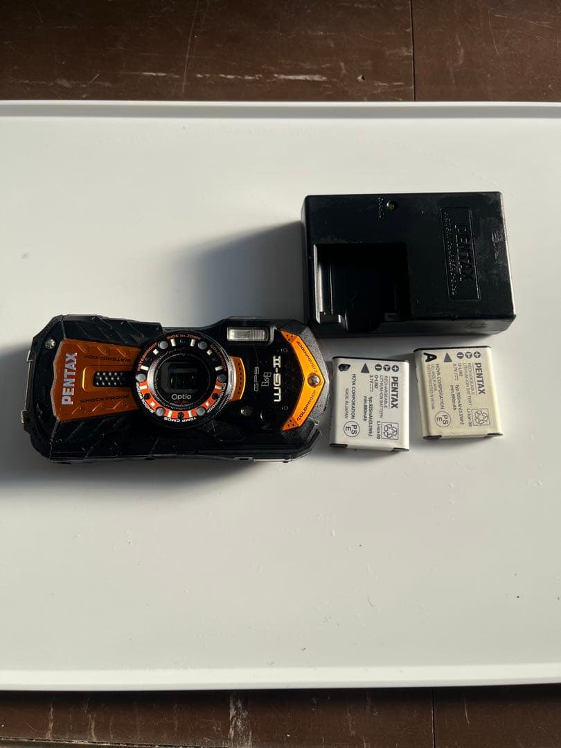 PENTAX Optio WG-2 GPS 本体 動作確認済 バッテリー2個付