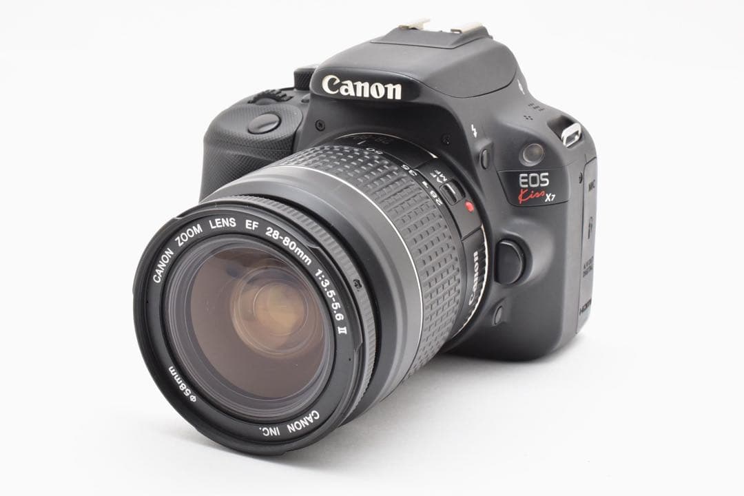 一眼レフカメラcanon kiss x7 標準レンズセット/EF 28-80mm