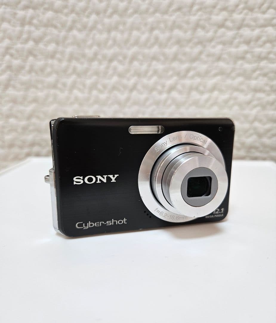 ✨SONY Cyber−Shot DSC-W190 デジカメ 黒 純正バッテリー