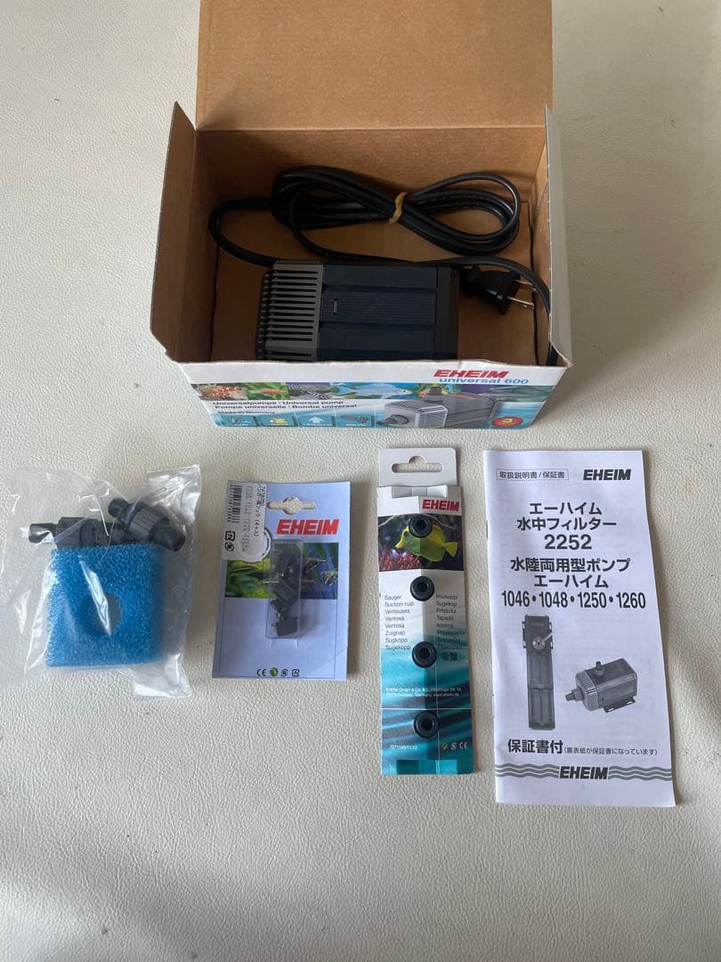 水槽用品 12点セット エーハイム 水陸両用ポンプ 1048 人工プランツなど