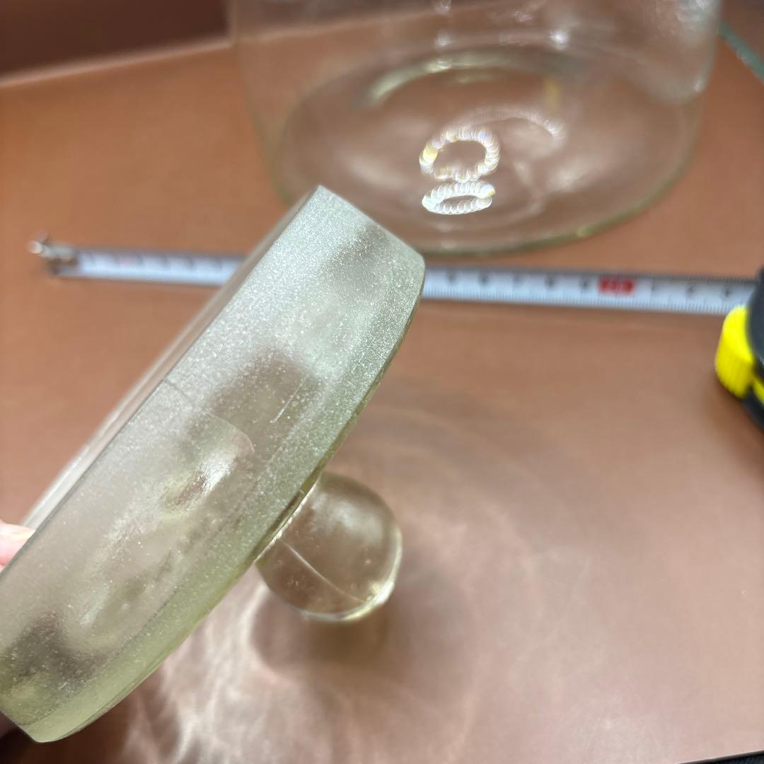 (占領下の日本製) オキュパイド ジャパン　ガラス瓶　　　 マツモト　菓子瓶