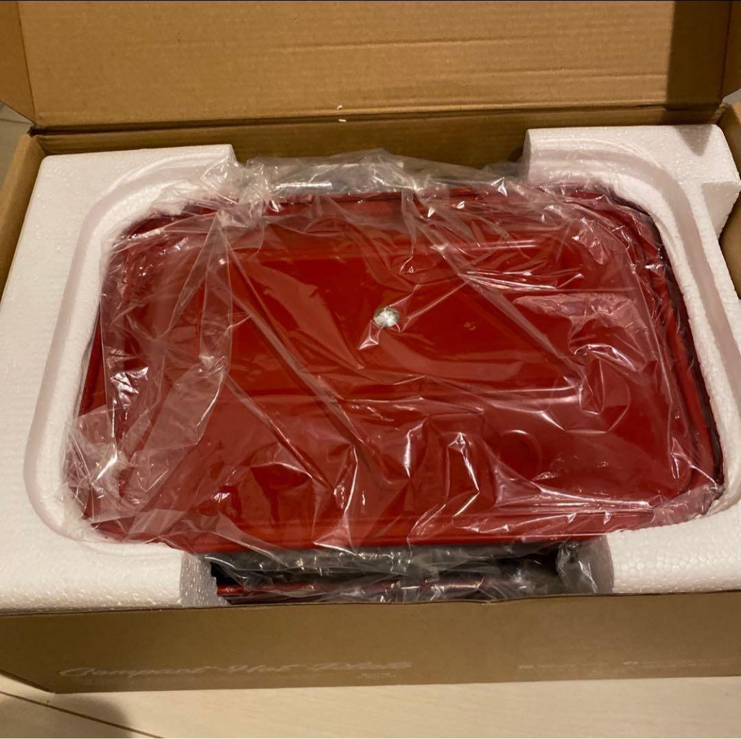 新品未使用 BRUNO コンパクトホットプレート レッド BOE021