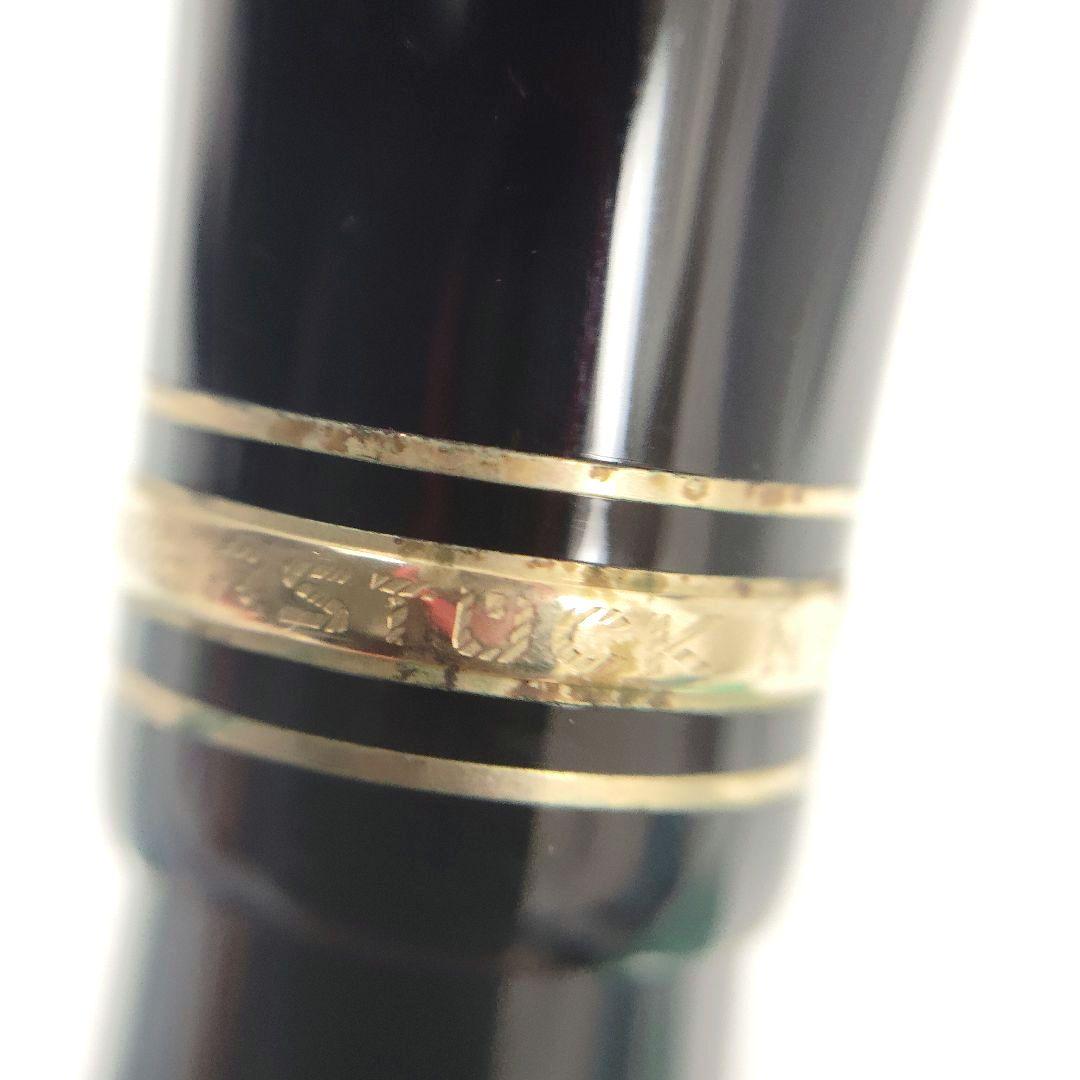 【T】Montblanc Meisterstuck　万年筆　ブラック　14K