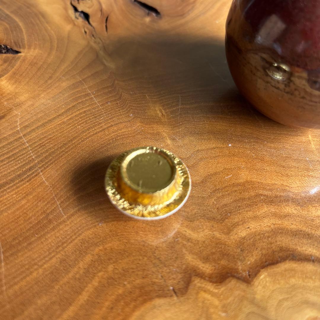 木津喜楽作 白玉文琳写茶入 大名物 共箱 茶道具 仕覆付