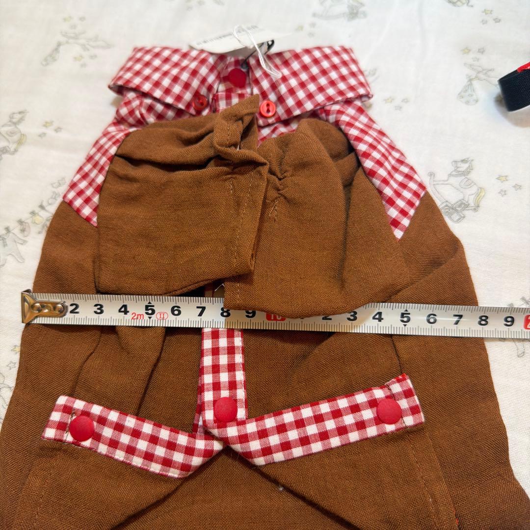 120★新品　denim dream check シャツ