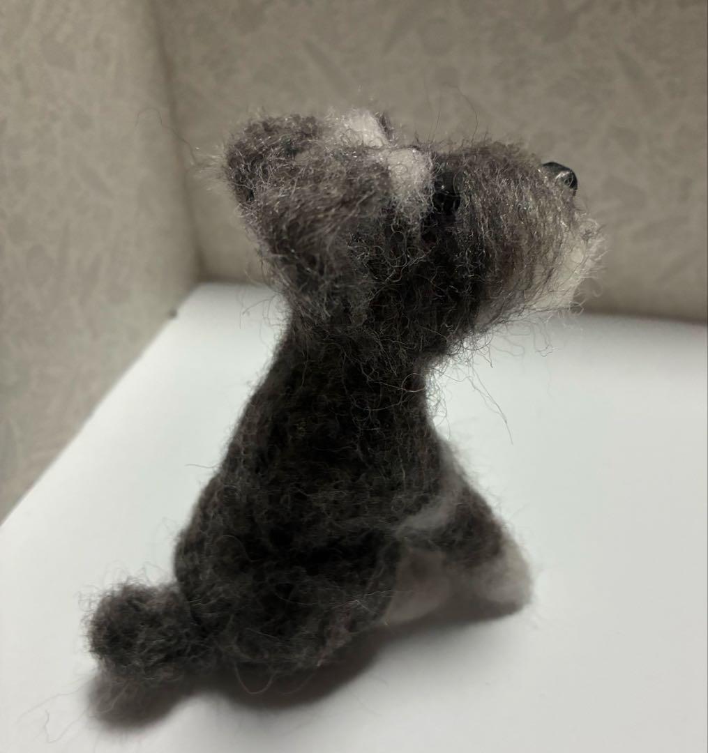 Kenny＊羊毛フェルト＊柴犬とシュナウザー＊ハンドメイド