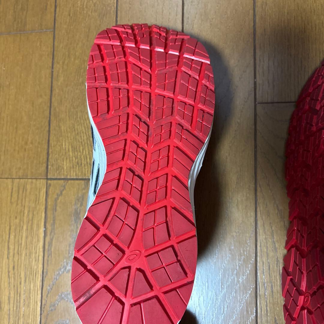 ASICS 安全靴 ベルクロ グレー