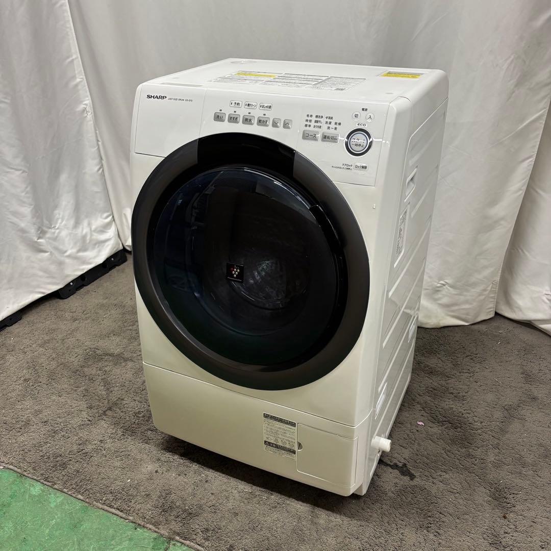 773N　シャープ　ドラム式洗濯機　7キロ　一人暮らし　設置無料　綺麗　安い‼️
