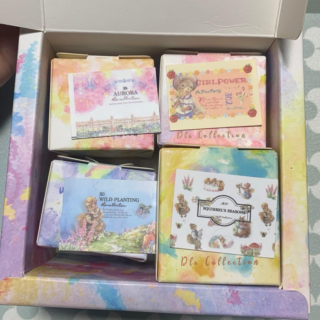 海外マスキングテープ巻売り⭐︎DLU collection 4巻セット⭐︎和紙