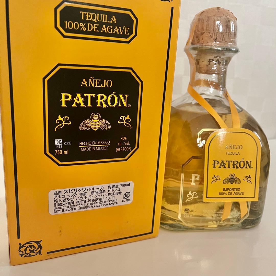 【未開封】PATRÓN パトロンアネホ 750ml テキーラ