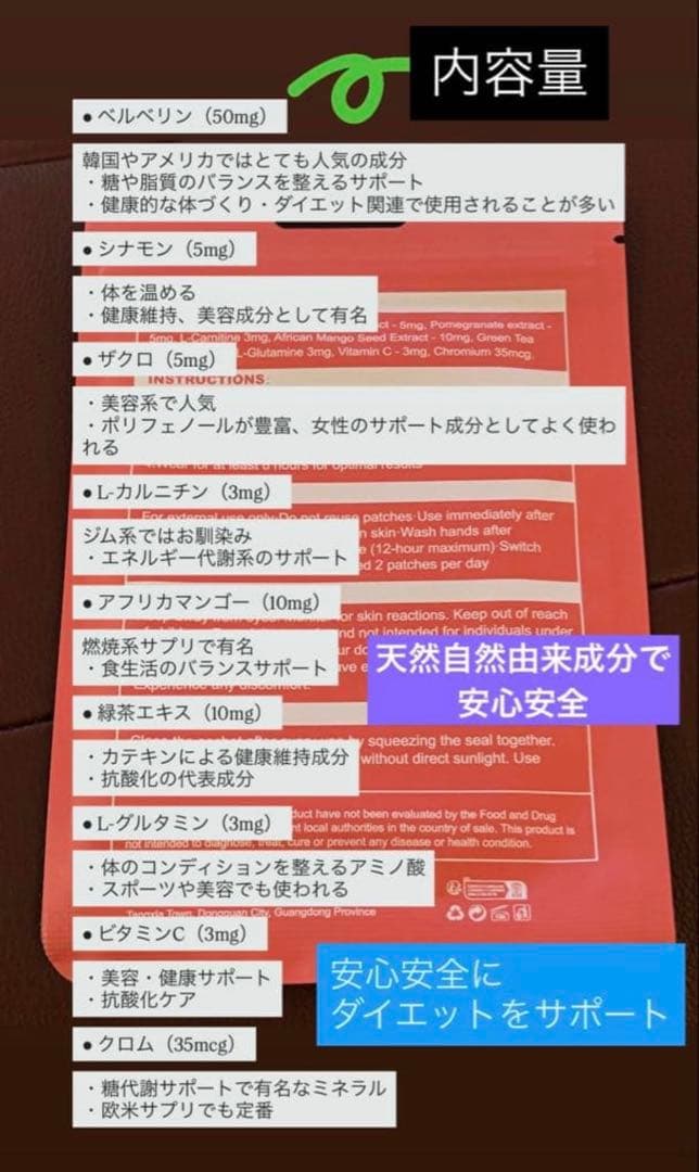 ALOHA　ダイエットパッチ×3袋、飲む白玉グルタチオン×2袋