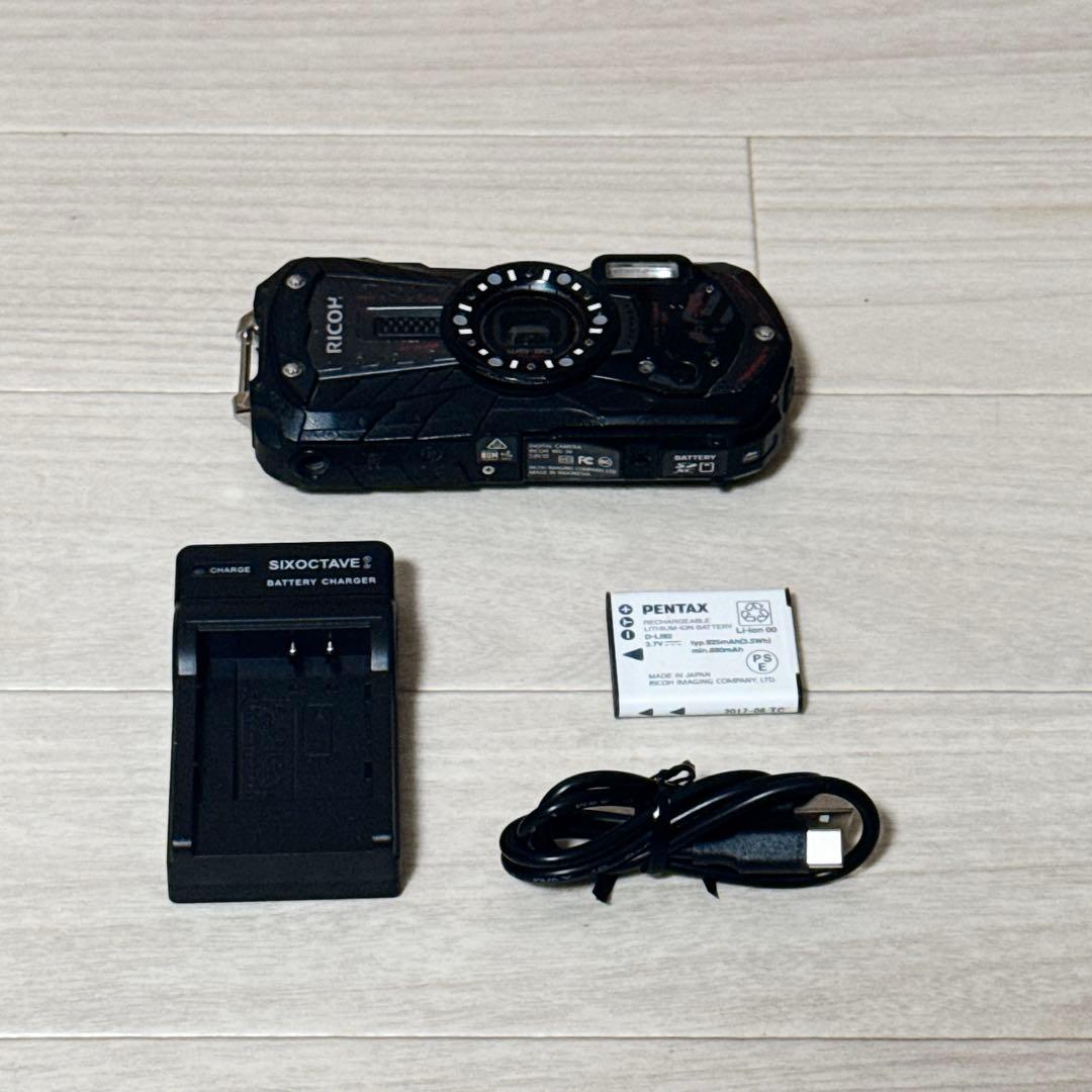 RICOH デジタルカメラ　WG-30 防水12m耐ショック1.5m耐寒-10度