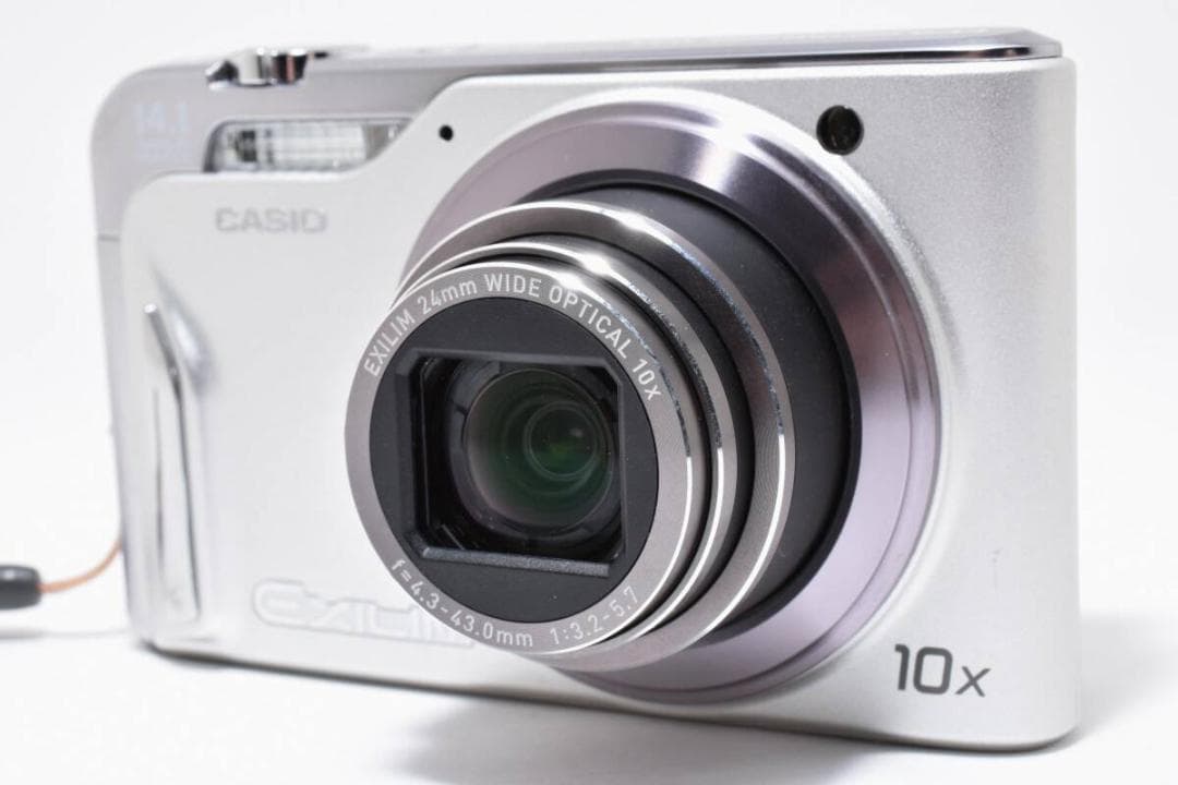 極美品 カシオ　CASIO EXILIM EX-H15 シルバー ＃A411