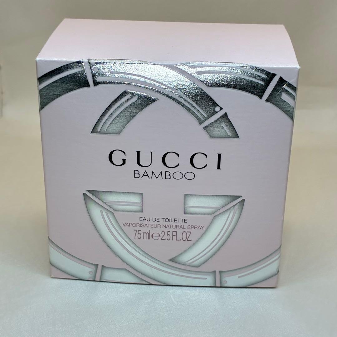 【ほぼ未使用品】GUCCIグッチ バンブー　オードトワレ　75ml 香水