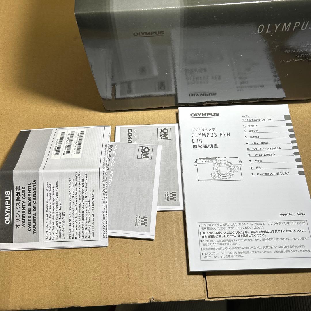 OM SYSTEM PEN E-P7 EZダブルズームキット ホワイト